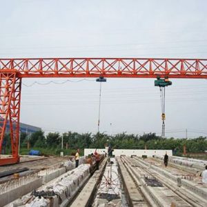 MH型3-10噸電動(dòng)葫蘆單梁門(mén)式起重機(jī)（桁架形狀）